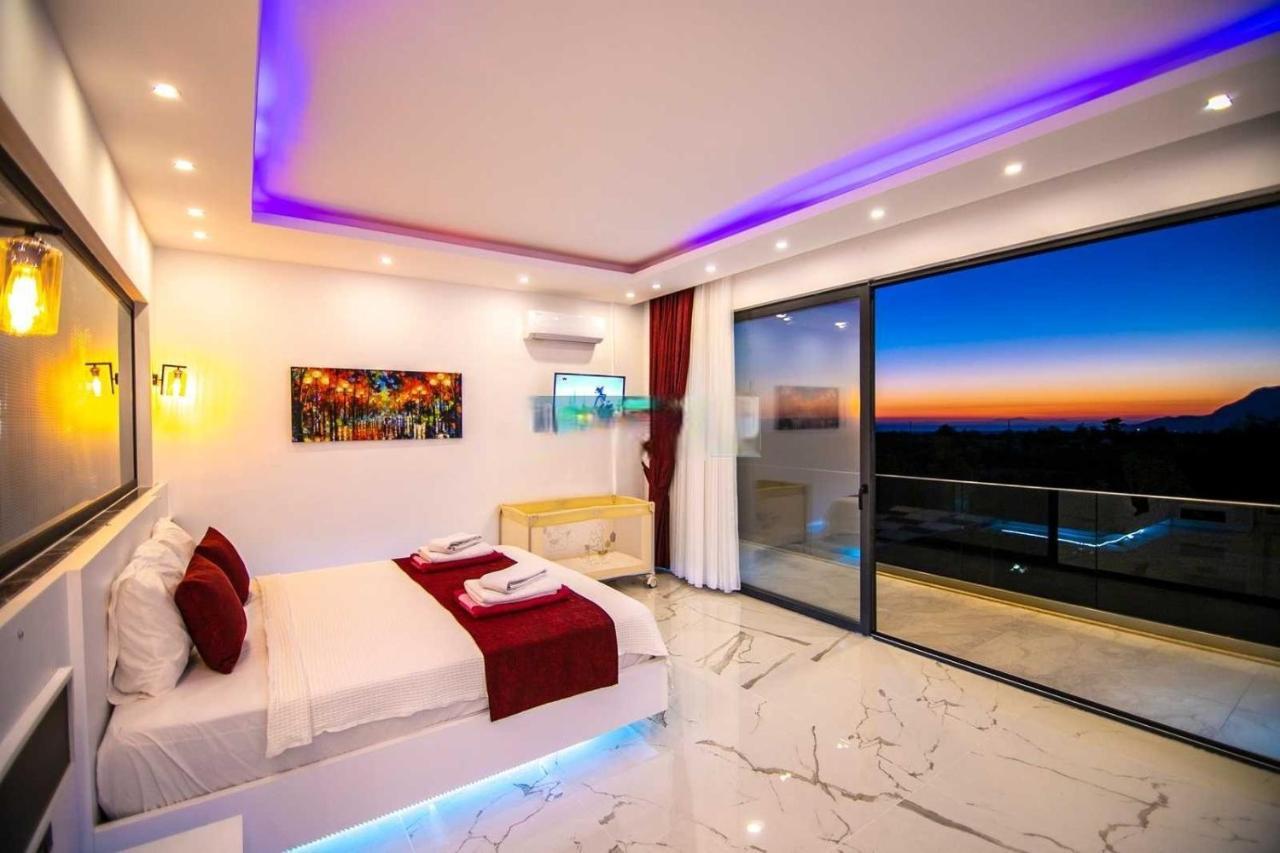 Villa Lycian-Kalkan 3 Bedroom-2 Jakuzzies-Sauna-Turkish Hamam-Huge Private Pool And Lovely Garden Kaş Exterior foto