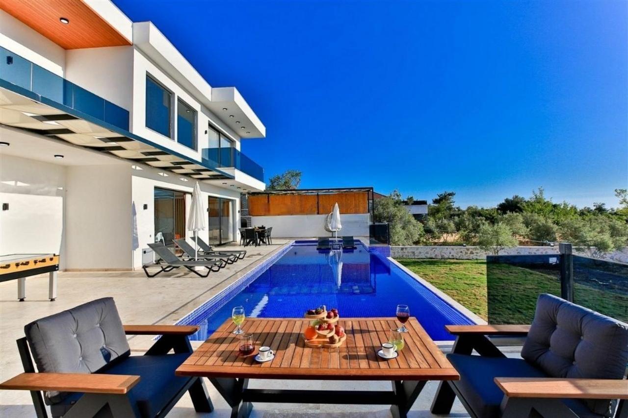 Villa Lycian-Kalkan 3 Bedroom-2 Jakuzzies-Sauna-Turkish Hamam-Huge Private Pool And Lovely Garden Kaş Exterior foto
